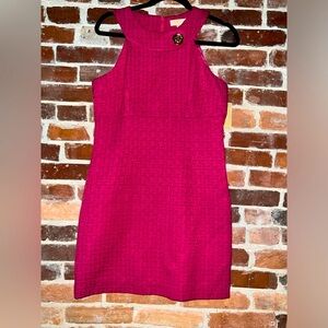 Michael Kors Pink Magenta Mini Dress Sleeveless Size 8 new with tags